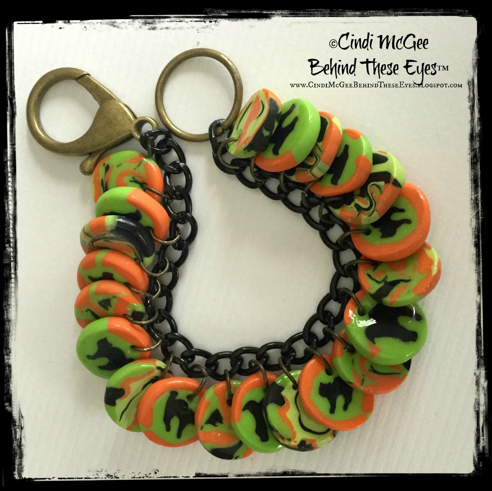 Halloween Black Cats Bracelet - Easy Clay Caning for Beginners
