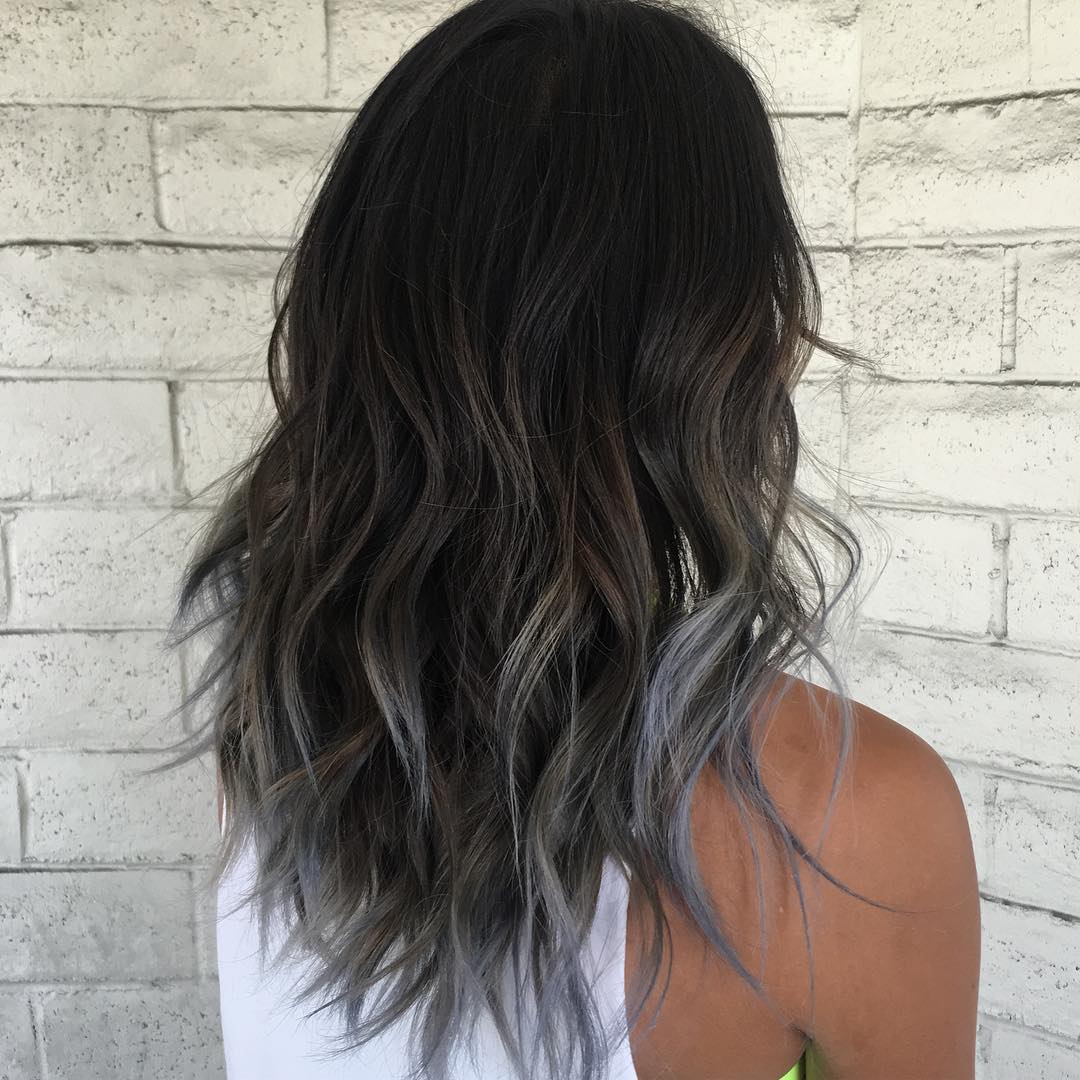 Hair Dye To Try This Fall Smoky Gray Ombre Hair