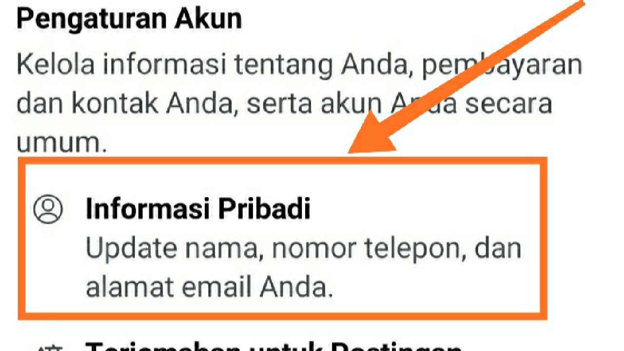 Bagaimana cara mengubah akun di Facebook?