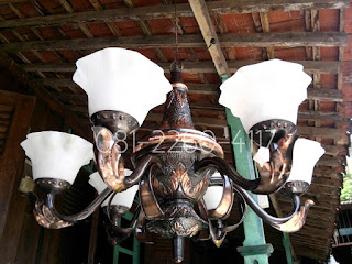 Lampu Gantung kerajinan tembaga dan kuningan Lampu Gantung kerajinan tembaga dan kuningan
