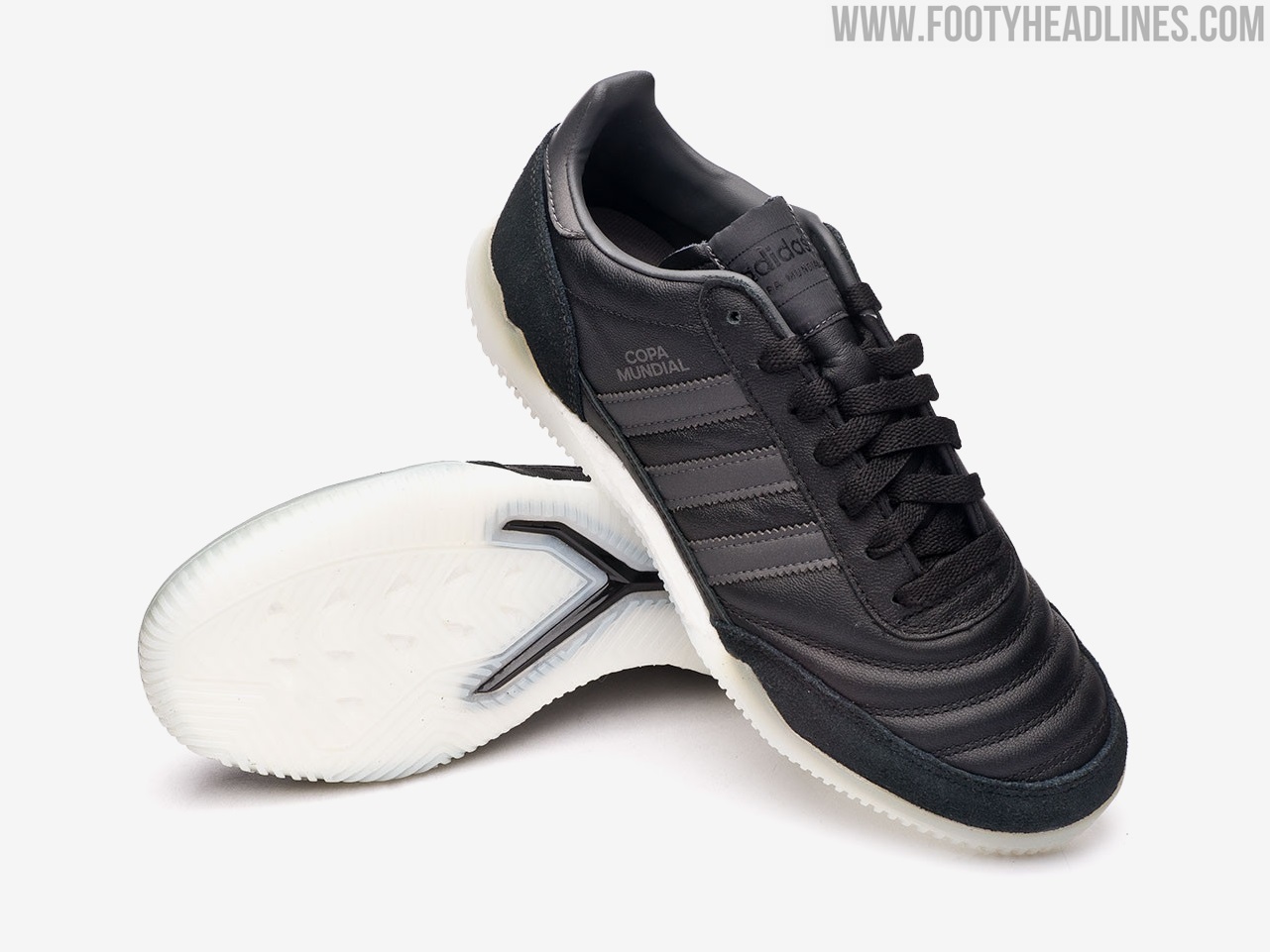 Blackout Adidas Mundial 'Eternal Class' Boots - Footy