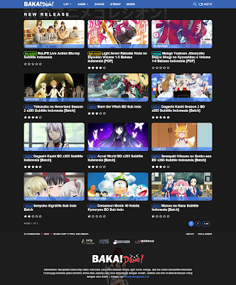 DameDame 1.2 - Template anime sederhana