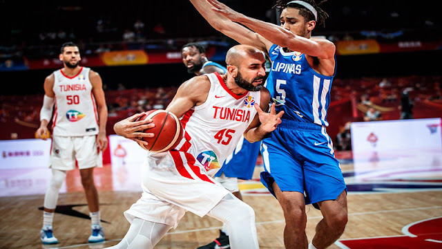 كأس العالم لكرة السلة الصين 2019 : المنتخب التونسي يفوز علي الفيليبين (86-67) في الدورة الترتيبية لتأهل إلى دورة الألعاب الأولمبية طوكيو 2020