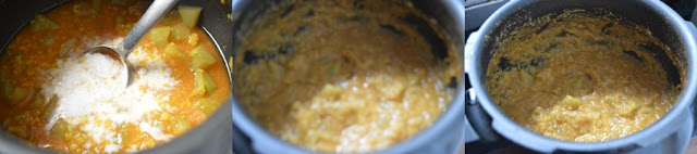 Step 3 - Chow Chow Kootu Recipe | Chayote squash kootu Step 3 - Chow Chow Kootu Recipe | Chayote squash kootu