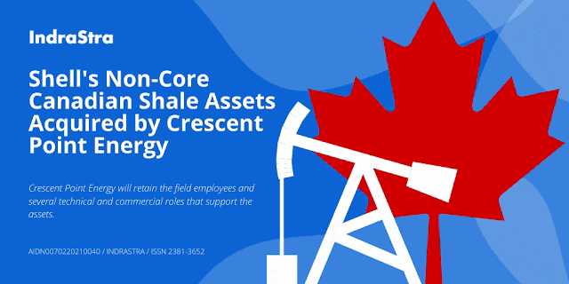 Shell's Non-Core Canadian Shale Assets Acquired by Crescent Point Energy