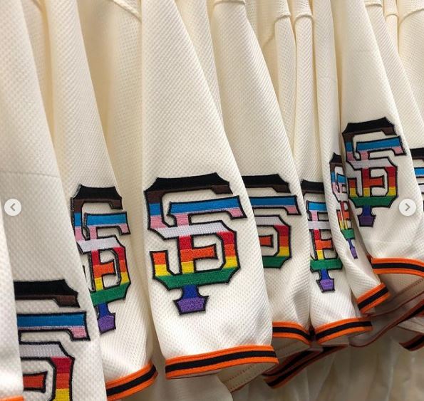 the joy of sox Giants Are First Major League Team To Feature Pride