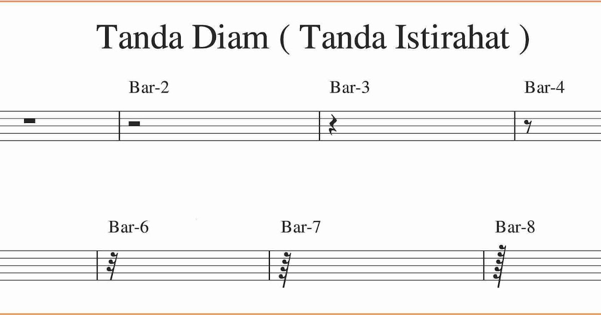 Tanda Diam Musik Sekitar Musik Tanda Diam Musik Sekitar Musik