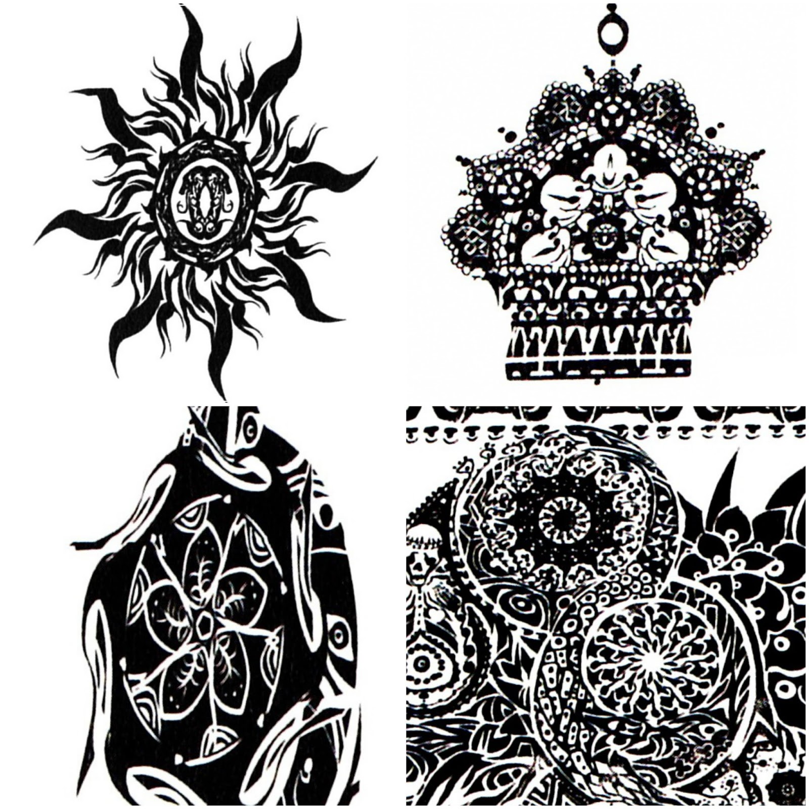 The Clown King Uta's Flower Tattoos (part 1)