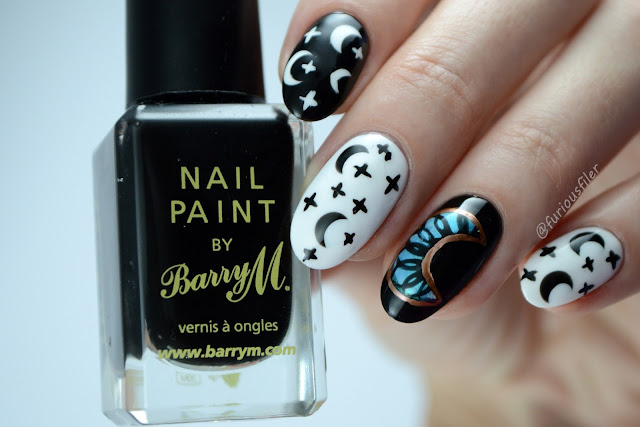 31 Day Challenge: B&W Galaxy Nails - FURIOUS FILER