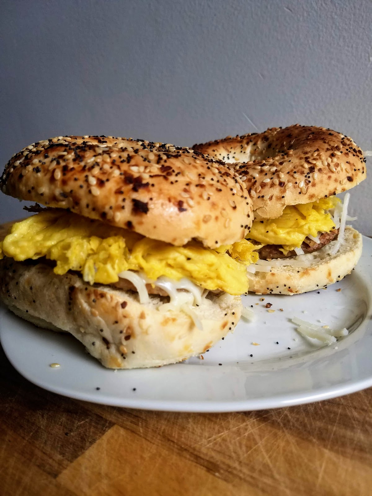 Sausage Egg and Cheese Breakfast Sandwich