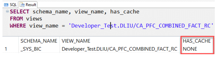 SAP HANA Expert: SAP HANA Result Cache: Static and Dynamic