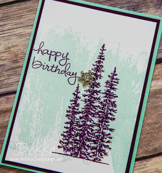 Birthday Card made with the Wonderland Stamps from Stampin' Up! UK - get them here