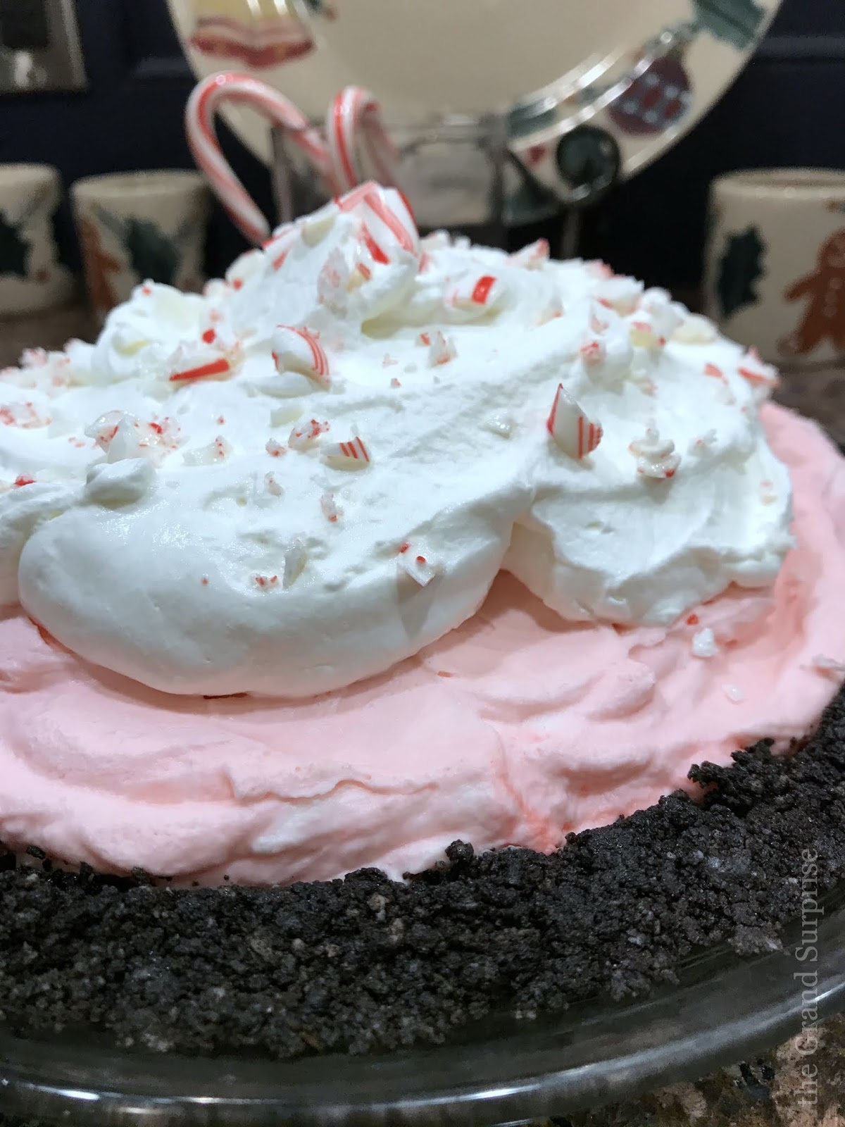 the Grand Surprise! Peppermint Icebox Cake