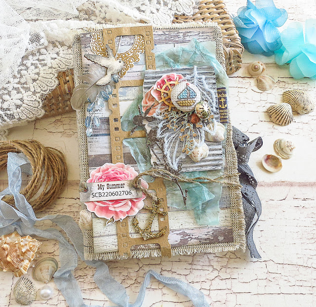 Коробочка для подарка, шоколадница, скрапбукинг, кардмейкинг, cardmaking, чипборд, allmacraft, ракушки, морской скрапбукинг Морская коробочка, чайка, якорь, кардмейкинг, шоколадница, box for gift, seagull, shells, anchor