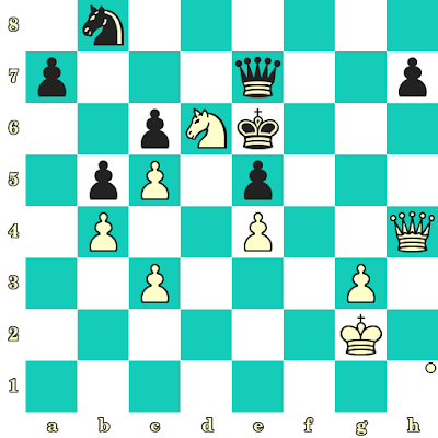 Les Blancs jouent et matent en 2 coups - Larry Christiansen Vs Paul Van Der Sterren, Amsterdam, 1978