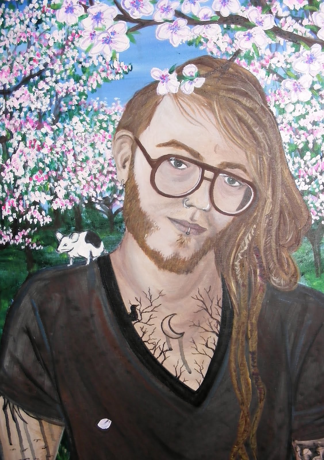 Michael James Rennick: life size self portrait