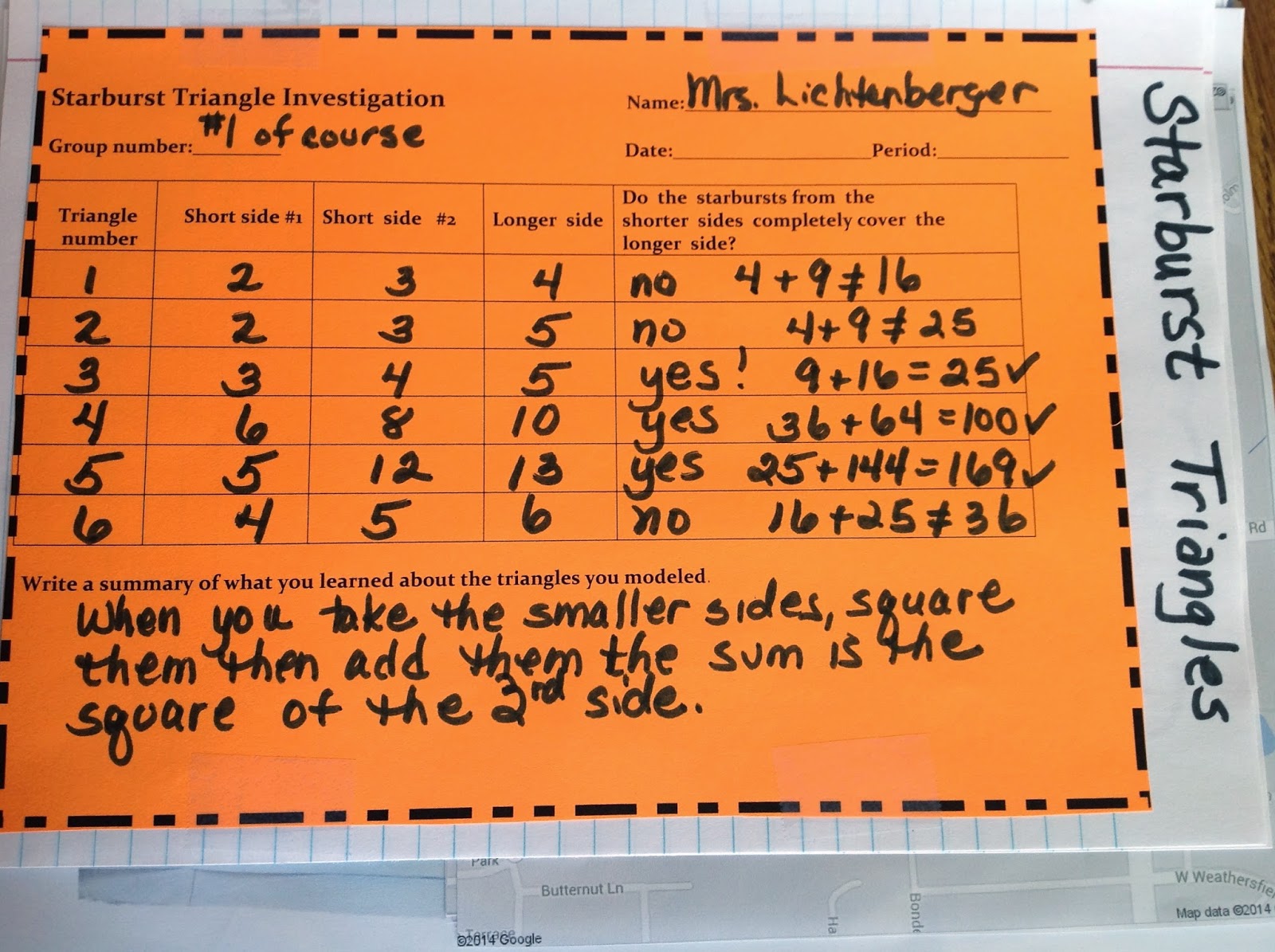 Equation Freak: A peek at my Pythagorean Theorem Unit
