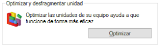 Optimizar y defragmentar