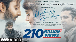 Wafa Na Raas Aayee Lyrics - Jubin Nautiyal