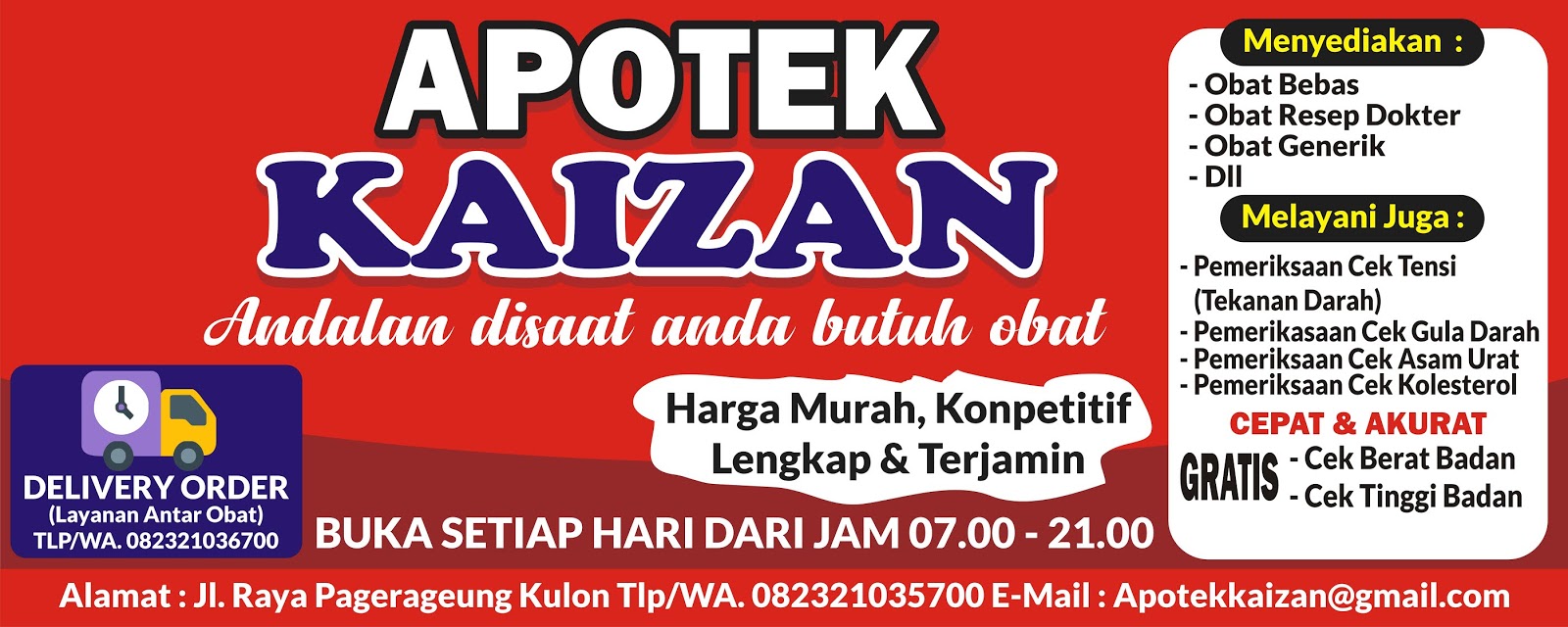 Contoh Banner Apotek