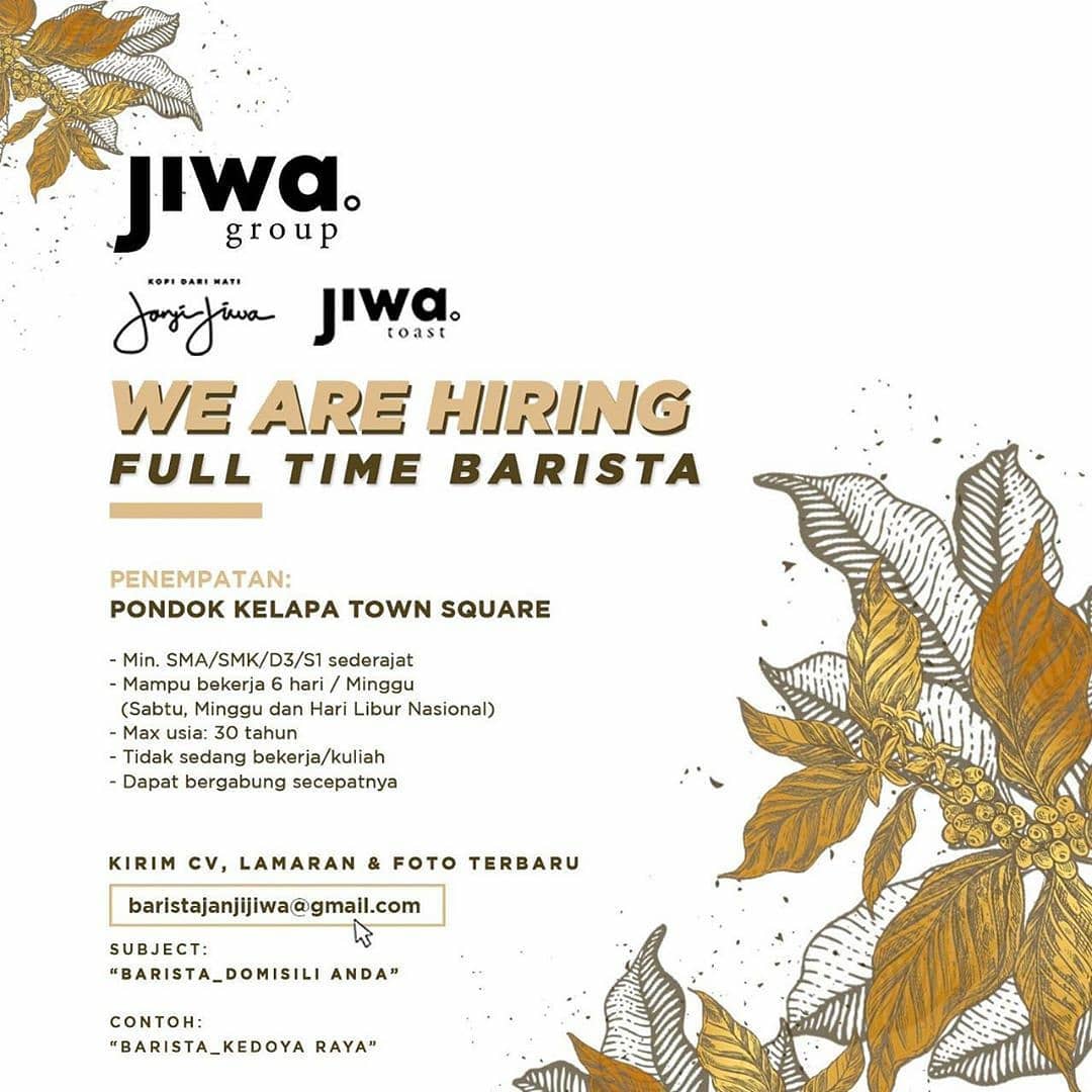 Lowongan Kerja Kopi Janji Jiwa