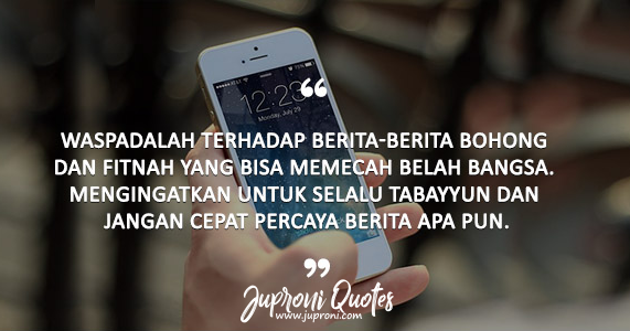 50 Quotes Kata Kata Bijak Tentang Tabayyun - MAS TOLE