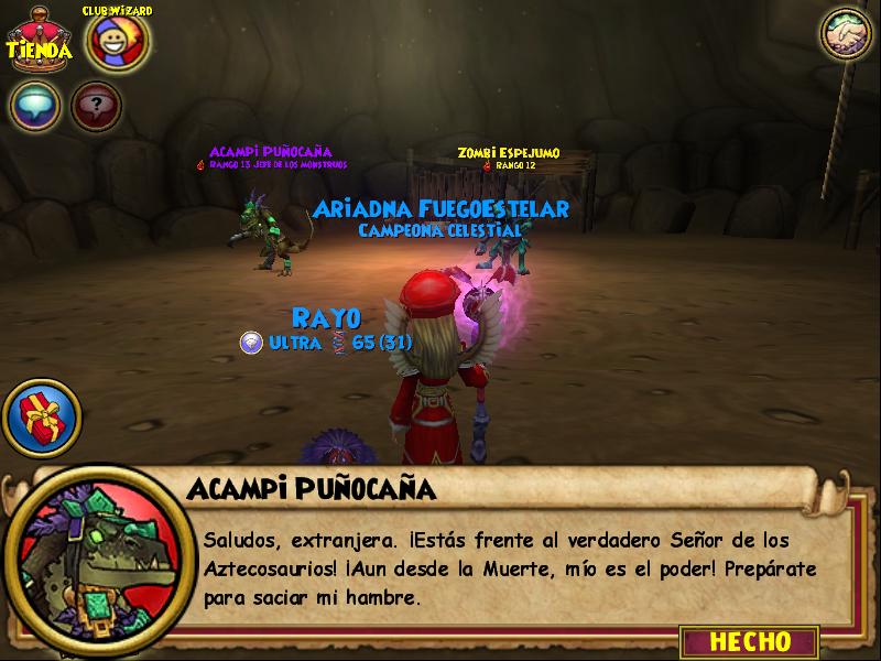 Mundo Wizard101 Blog EL PUZZLE DE LAS MINAS PROFUNDAS EN AZTECA
