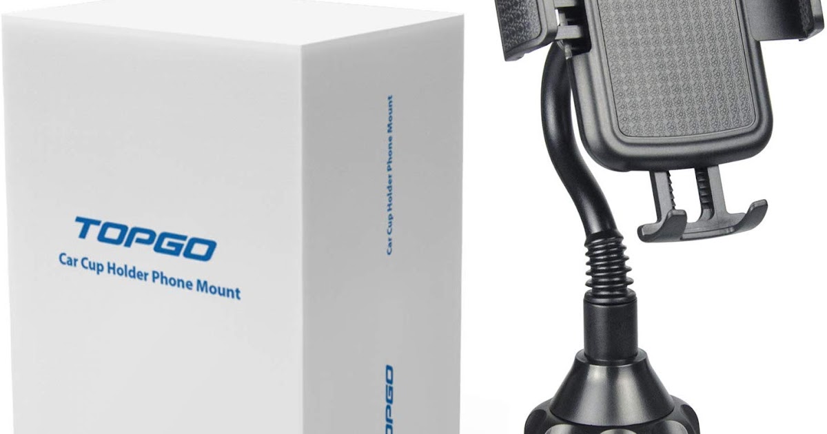 TOPGO [Upgraded] Cup Holder Phone Mount Universal Adjustable