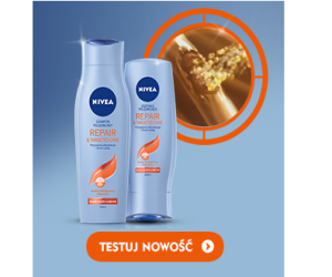 Przetestuj szampon i odżywkę NIVEA Repair & Targeted Care - 100 zestawów czeka Konkurs