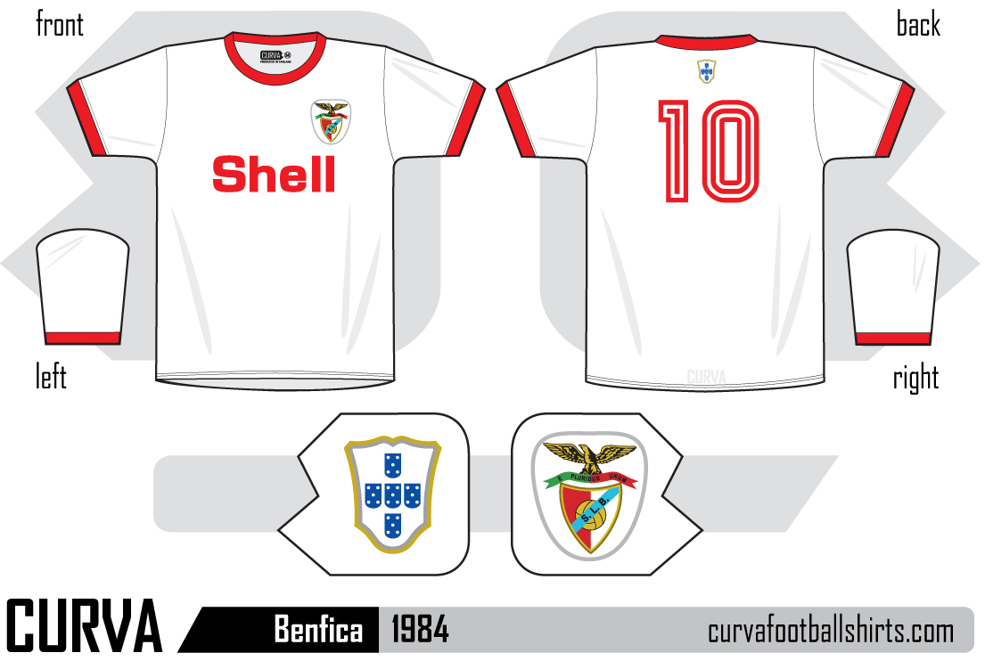 retro benfica shirt