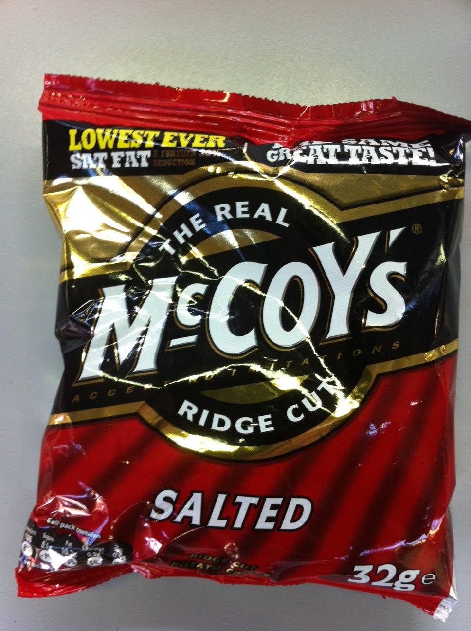 A Blog About Crisps Packet 52 Mc Coy's Salted