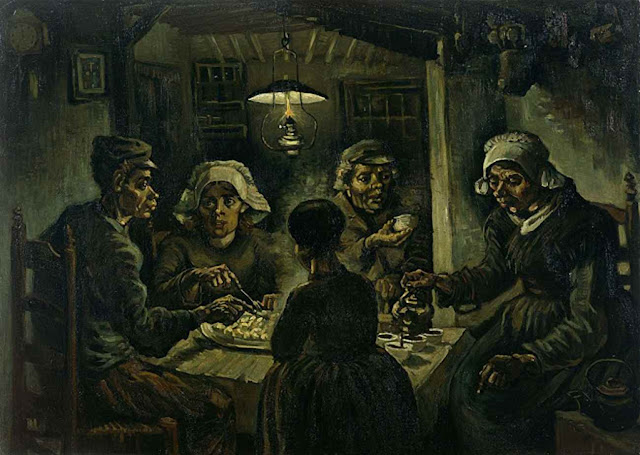 "Едоки картофеля",  Винсент Ван Гог, 1885 г.