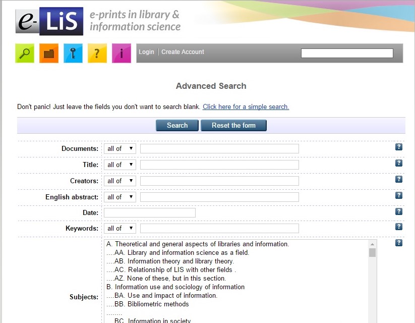 e-LiS (E-Prints in Library & Information Science)