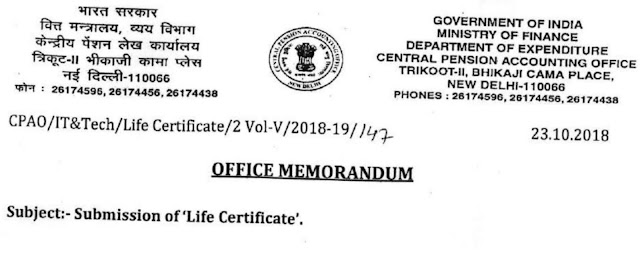Latest News For 60 Lakh Pensioners | Finance Ministry Intimation to Bank | Life Certificate Related | Late date for Lfe Certificate Submision | How to submite Life Certificate