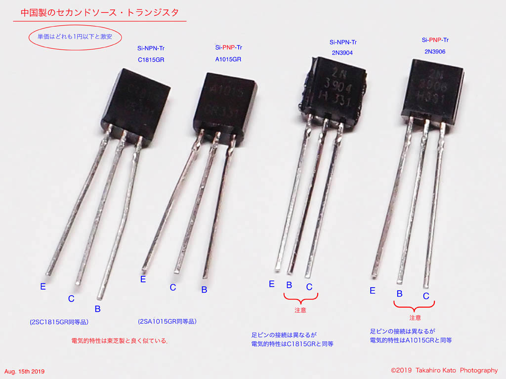 Radio Experimenter's Blog 【部品】Chinese Transistors