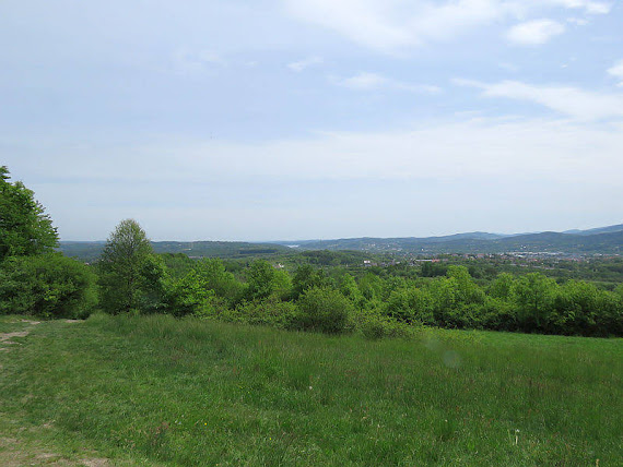 Panorama na dolinę Raby dolina Raby