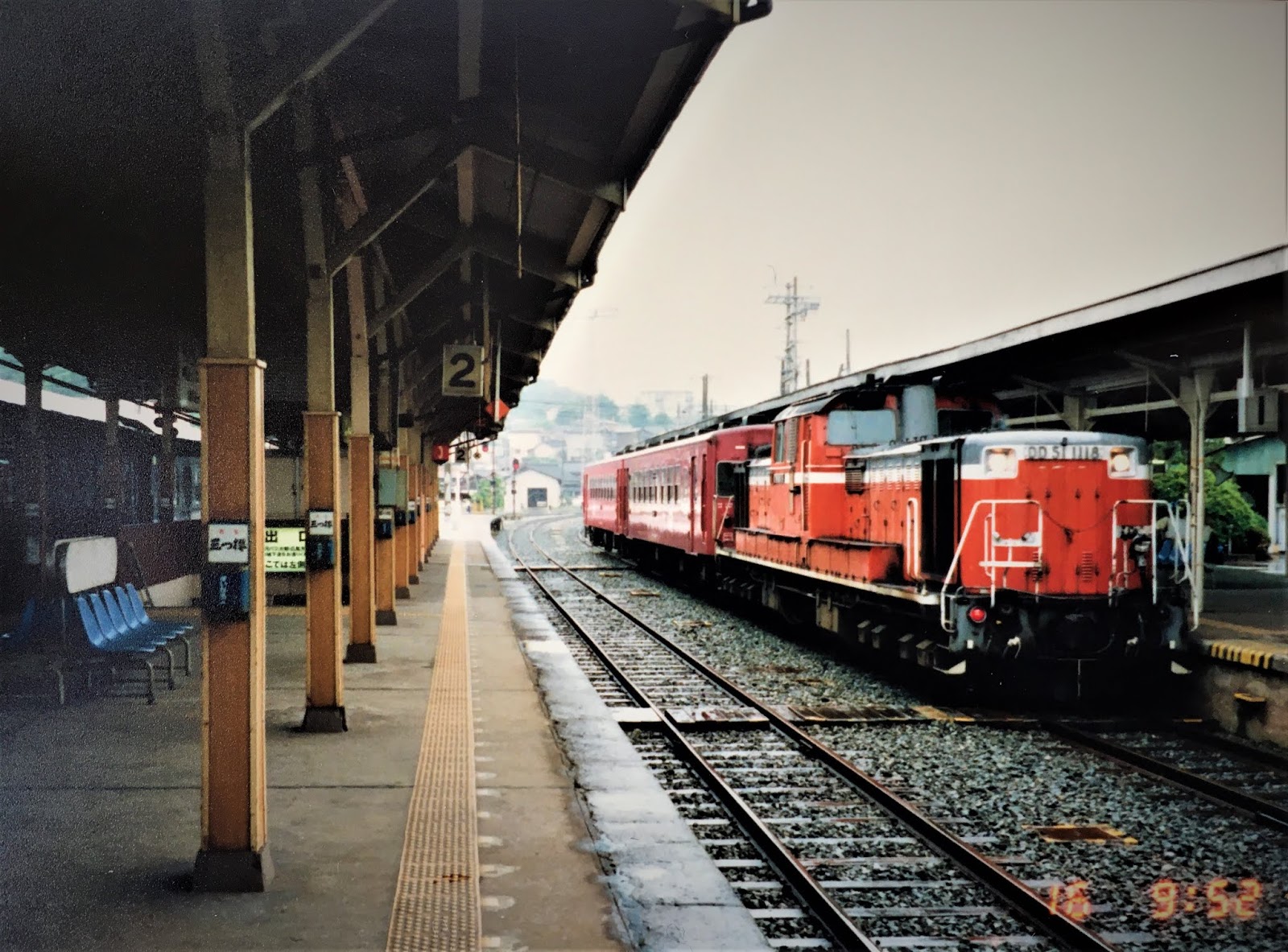 寝台特急出雲1号 浜田駅到着