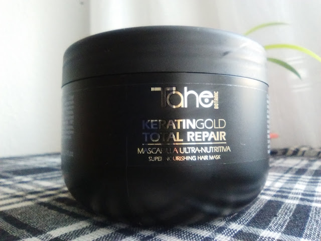 Review mascarilla ultra nutritiva keratin gold total repair Tahe