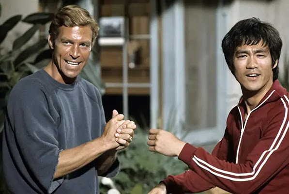 James Franciscus with Bruce Lee