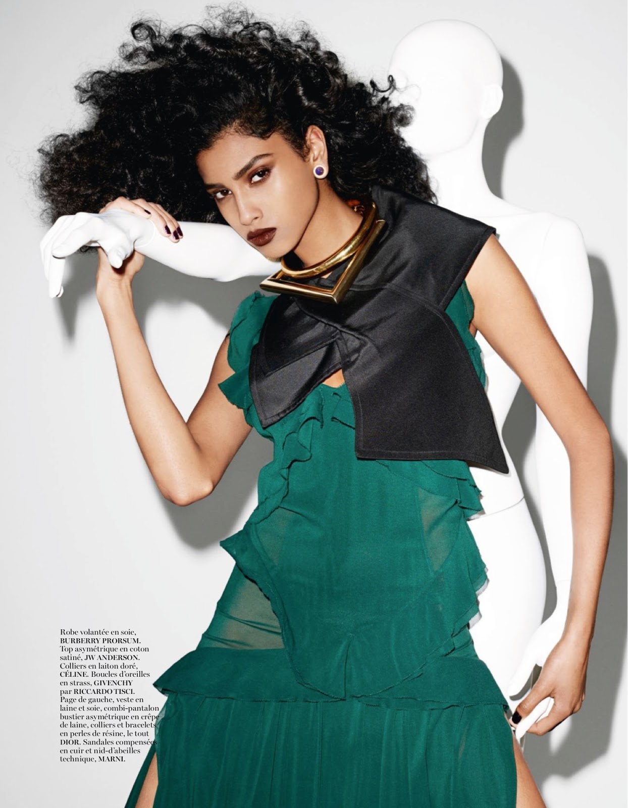panoplie: imaan hammam by terry richardson for vogue paris may 2014 ...