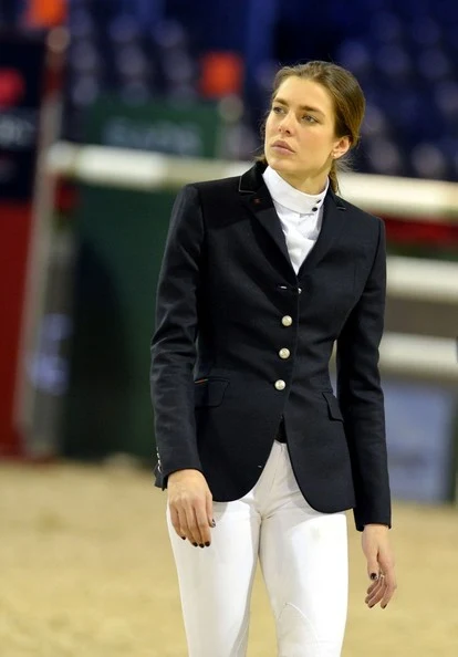 Charlotte Casiraghi participates in in the 2012 Gucci Masters equestrian competition. Charlotte Casiraghi