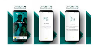 Aplicativo CPF digital já pode ser acessado na tela do dispositivo móvel