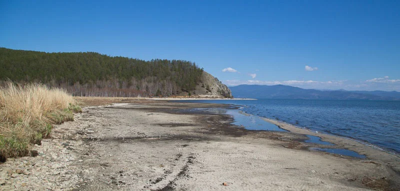 The water level in Lake Baikal continues to drop