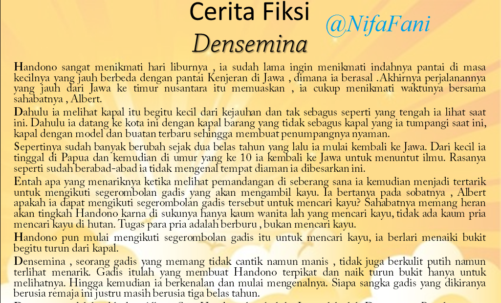 Contoh Teks Cerpen Beserta Strukturnya Aneka Contoh