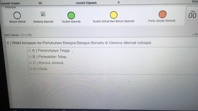 Contoh Soalan Peperiksaan Penolong Pegawai Tadbir N29 SPA8i