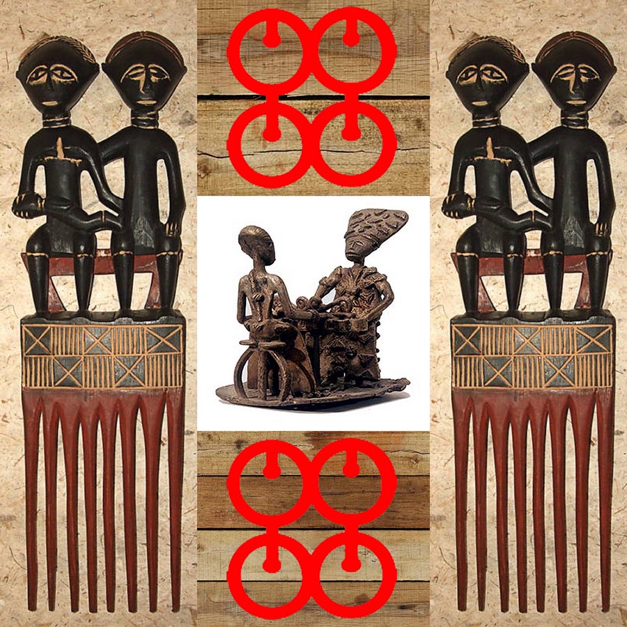 Afro Africa Me ware wo Simbologia Adinkra