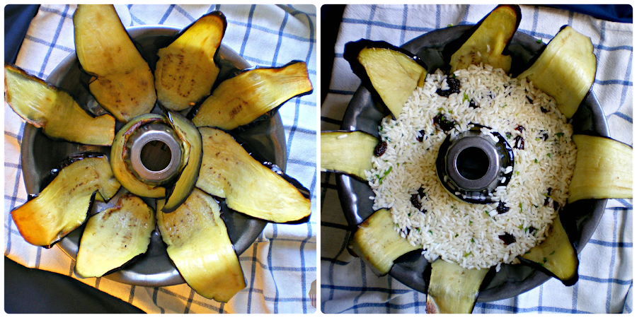 Paso 1 del montaje del Maqluba