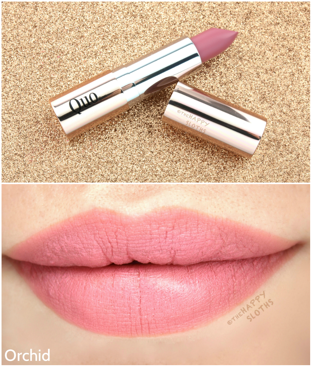 Quo Luxury Lipstick Wardrobe Review and Swatches