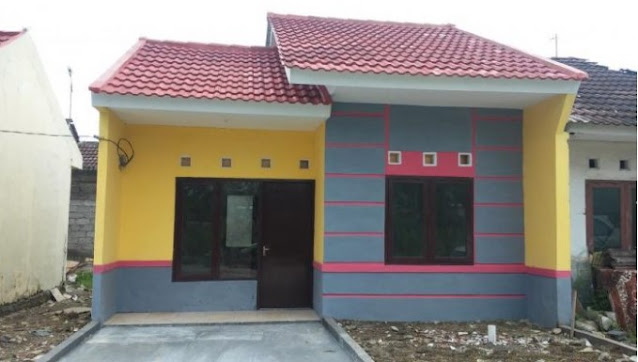 single floor house design in village