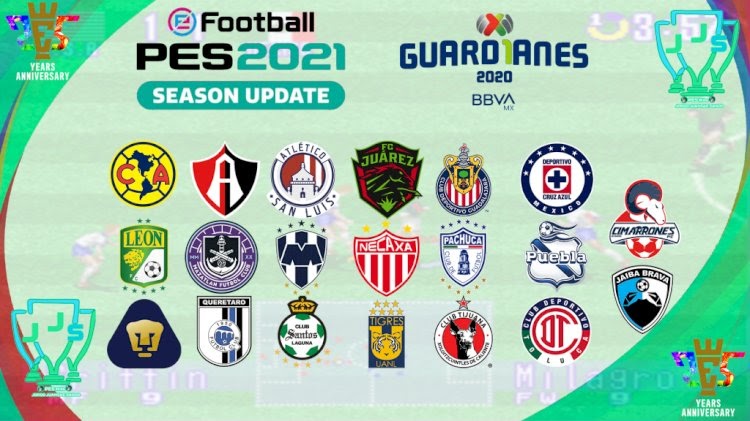 Liga Mexicana V1 Option File Pc Ps4 Pes 2021